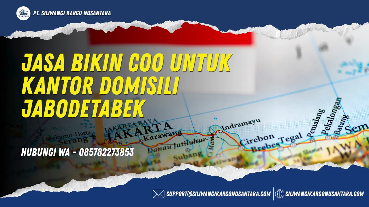 Jasa Bikin COO Untuk Kantor Domisili Jabodetabek